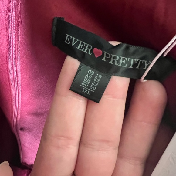 EVER PRETTY LONG SLEEVE RUFFLE DRESS - Picture 8 of 8